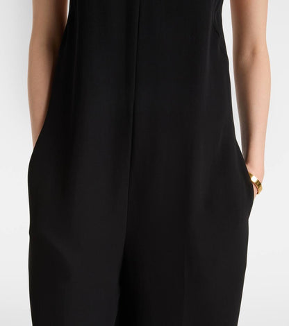 TOT Crepe Cady Viscose Racer Back Jumpsuit