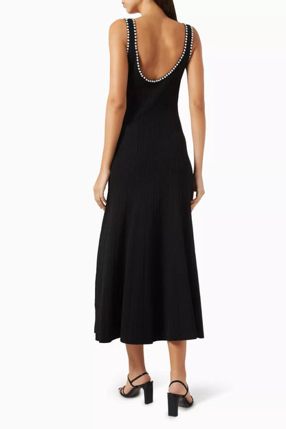 SD Manuella Beaded Midi Dress | Manuel Cropped Cardigan Top | Set