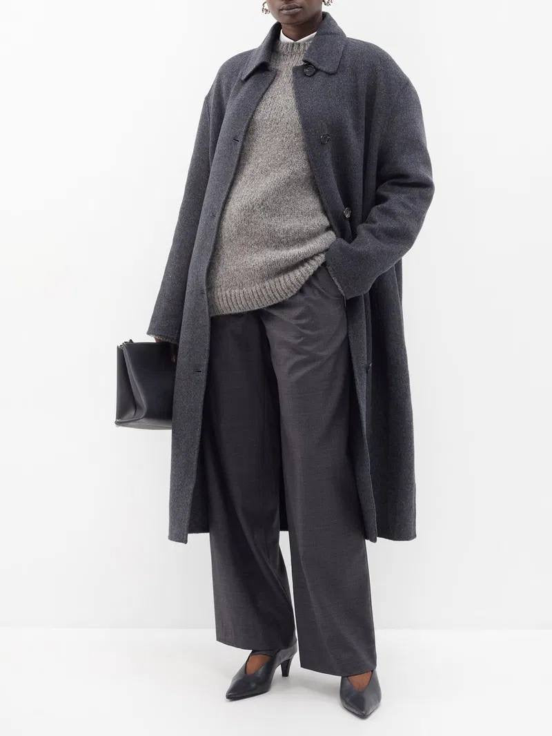 TOT Double Wool Car Coat