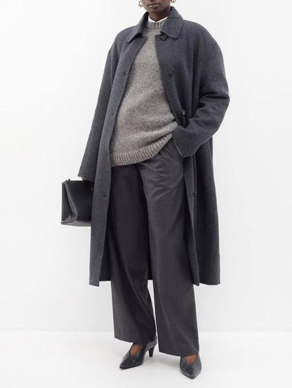 TOT Double Wool Car Coat