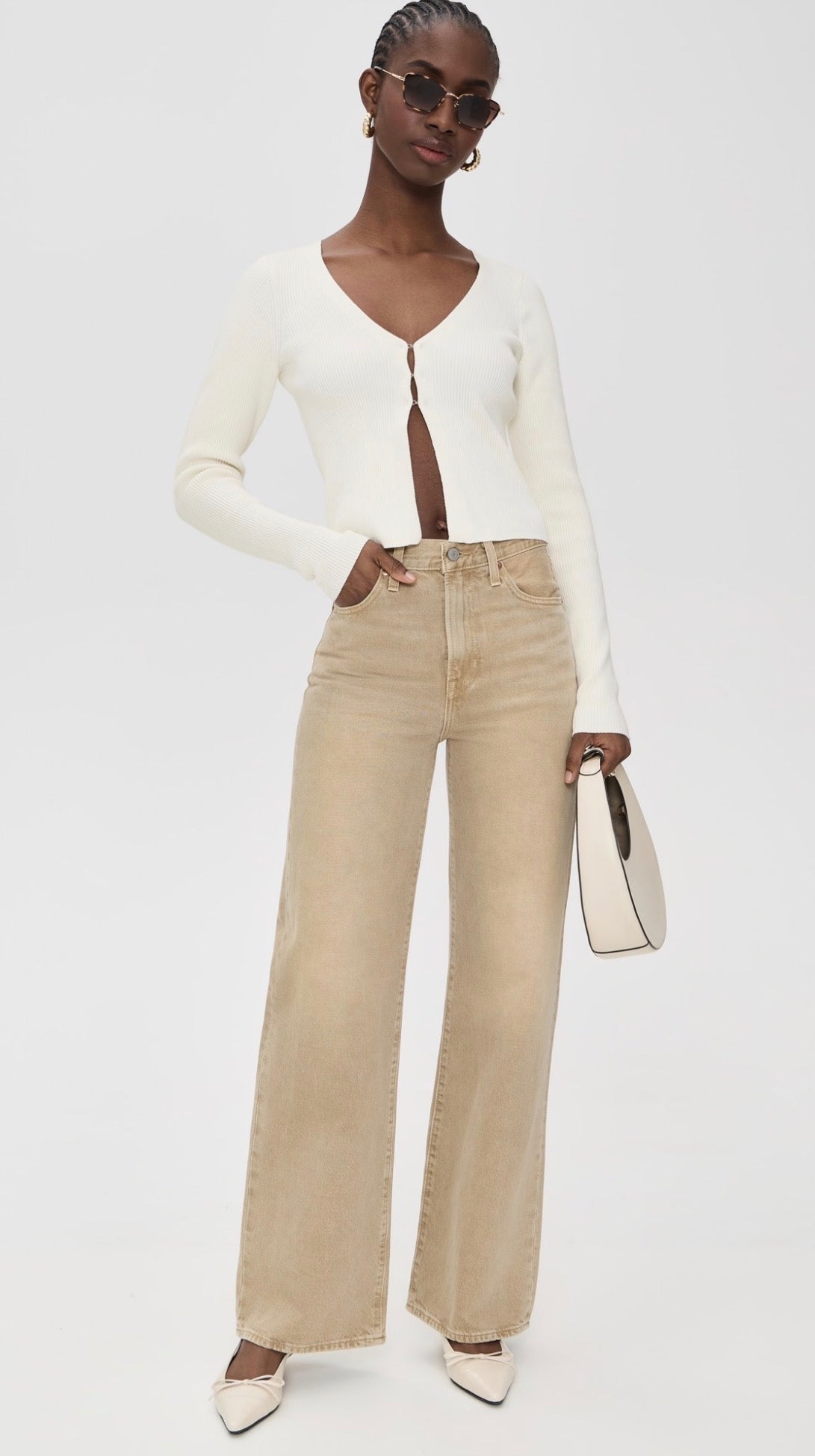 Ref Kaitlyn Cotton Knit Cardigan