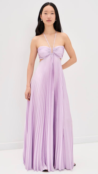 (PART 2/2) 8 Colors! ALC Moira Satin Pleated Maxi Dress