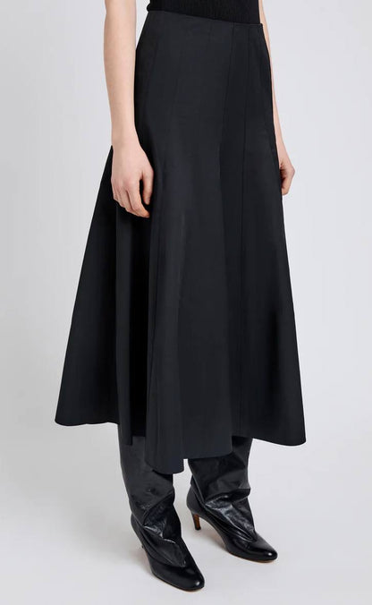PS Heidi Tech-Cotton A-line Midi Skirt