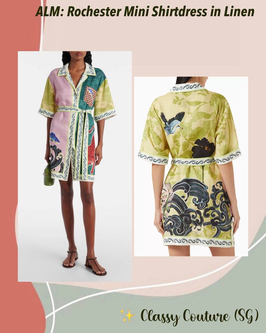 ALM Rochester Linen Mini Dress Shirtdress