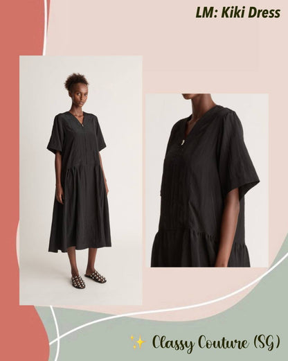 LM Kiki Viscose-blend Midi Dress