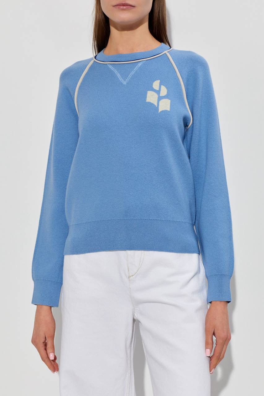 IM Loriby Logo Sporty Cotton-wool blend Sweater