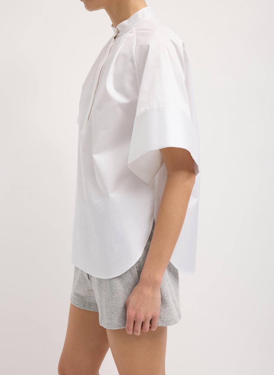 TIB Eco Poplin Raglan Tucked Short Sleeve Shirt