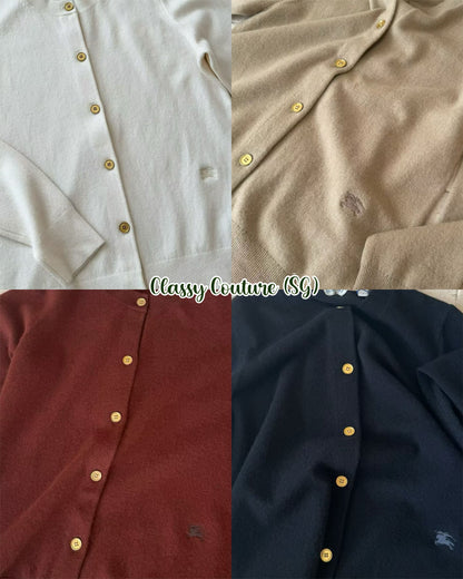 BBR EKD Logo Embroidered Buttoned Cashmere-Blend Cardigan