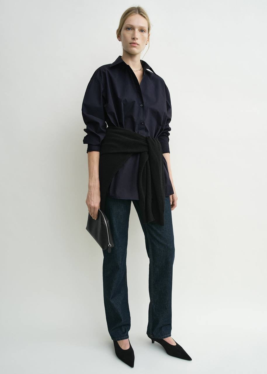 4 Colors! TOT Classic Tumbled Cotton Shirt