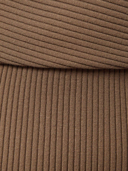 RS Lara Off The Shoulder Ribbed Midi Dress