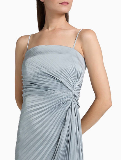 ALC Layla Strapless Pleated Gown
