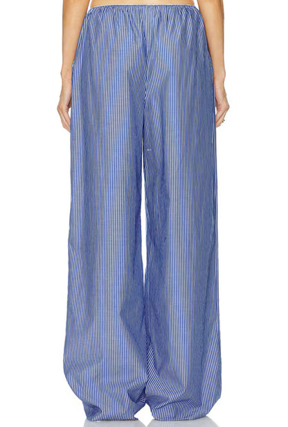 HS Pinstripe Poplin Camisole Top | House Pants | Set