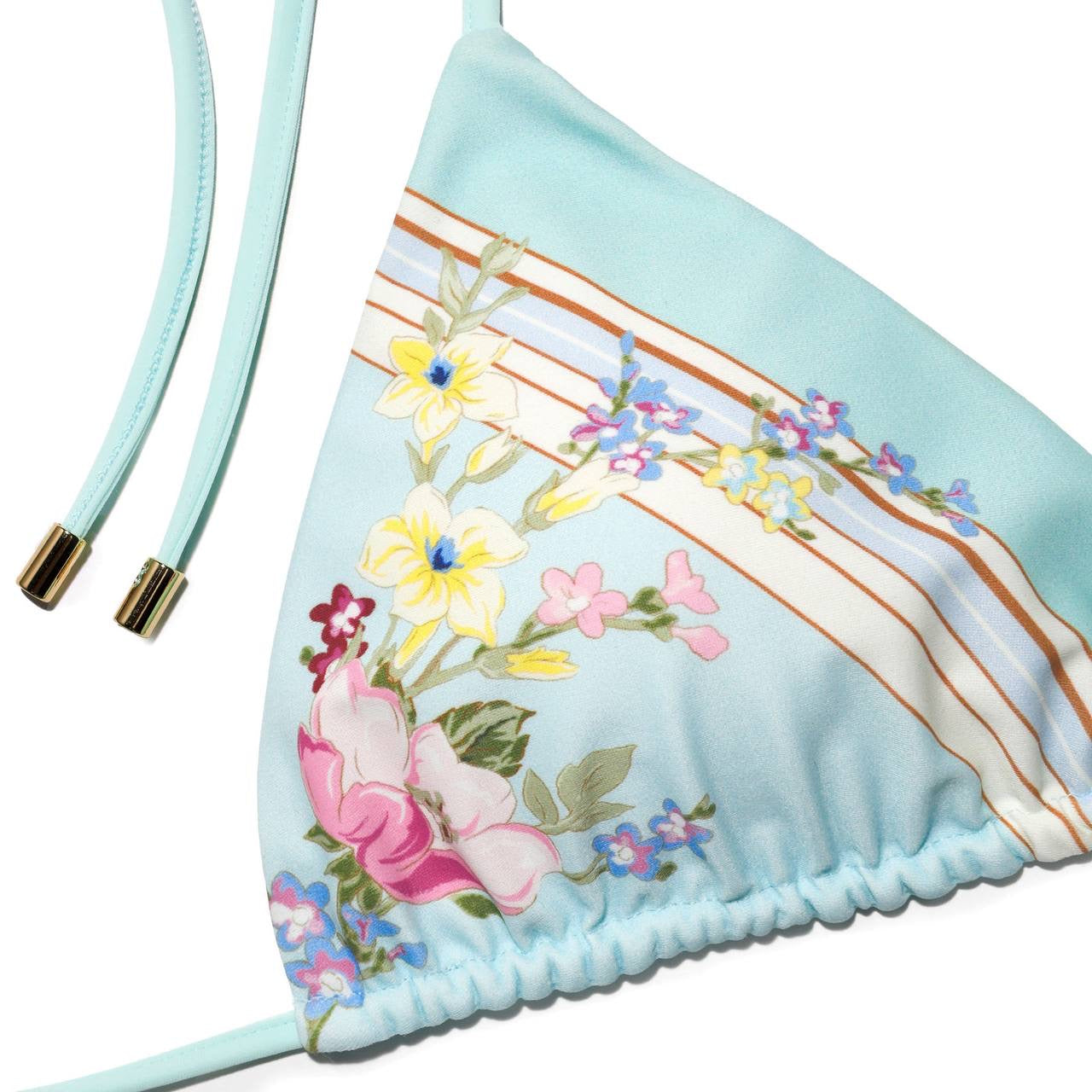 SP Mint Floral Triangle Bikini Top | Bottom | Swimsuit Set