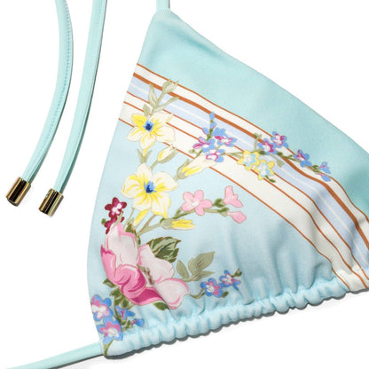 SP Mint Floral Triangle Bikini Top | Bottom | Swimsuit Set