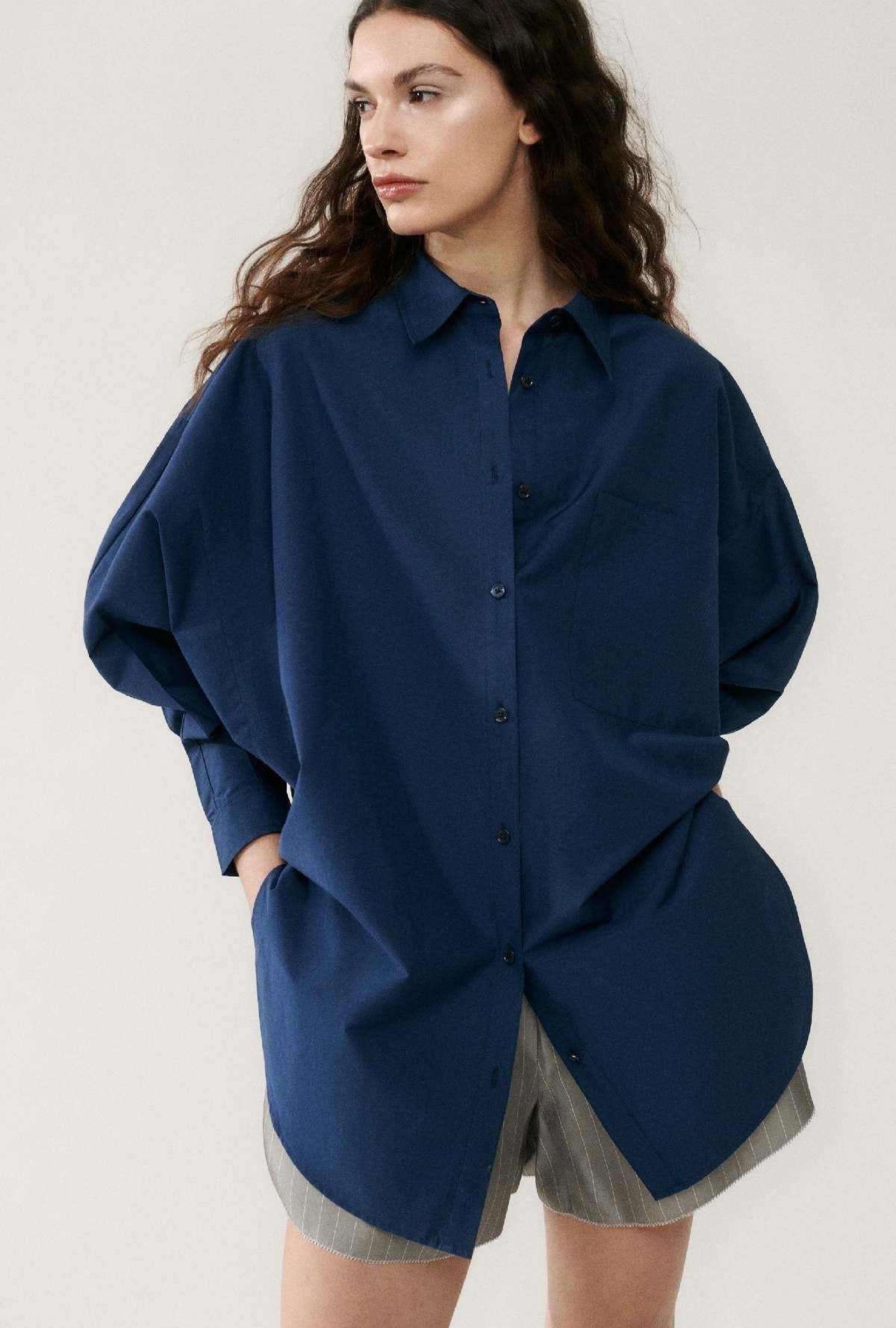 SALE! SL Cotton Silk Round Shirt