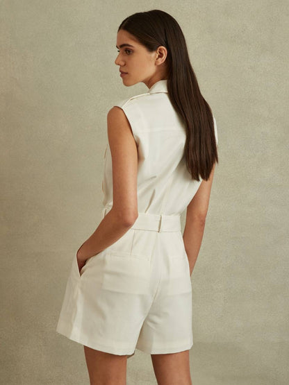 RS Rory Wool-Blend Double Breasted Playsuit