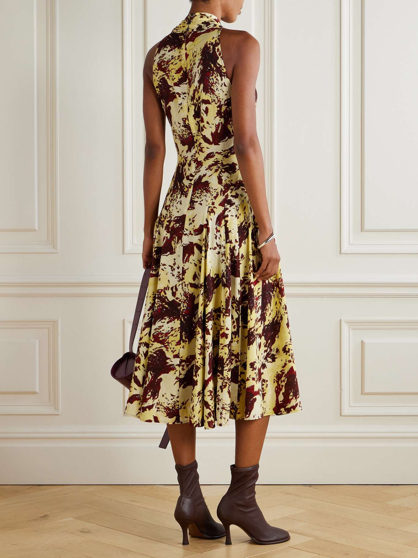PS Adelide Viscose-Silk Midi Dress