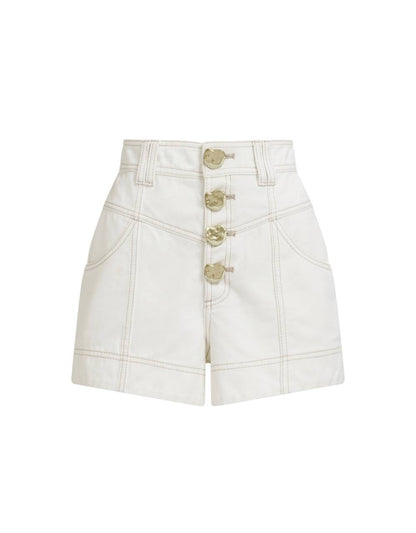 AJ Ivy Cotton Denim Shorts