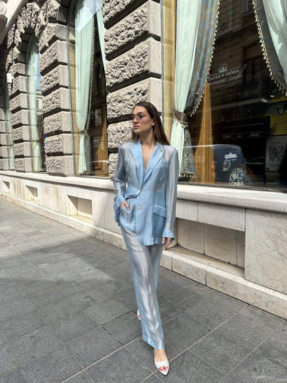 TG Gilian Blazer | Madison Shirt | Pants | Sheer Organza Set