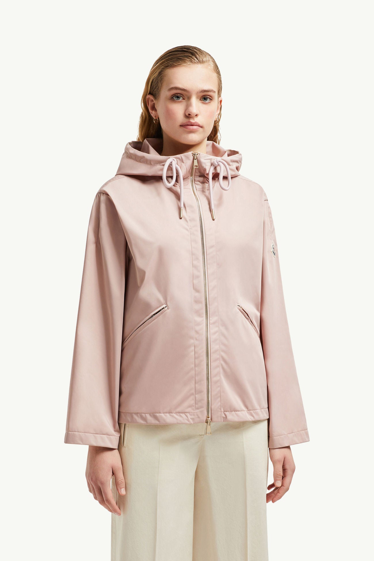 3 Colors! MC Cassiopea Hooded Micro Gabardine Jacket