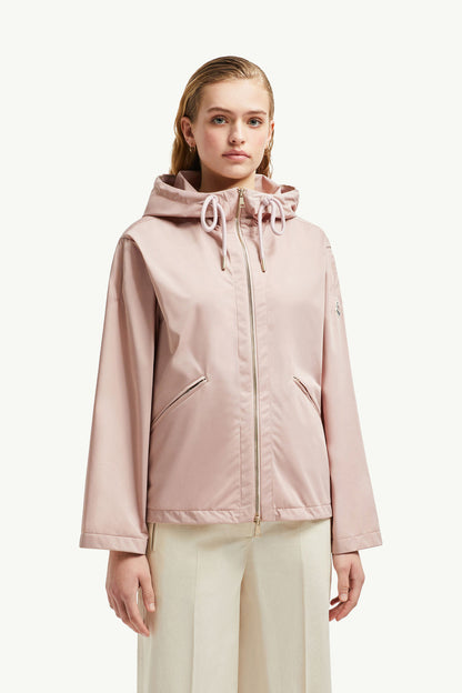 3 Colors! MC Cassiopea Hooded Micro Gabardine Jacket