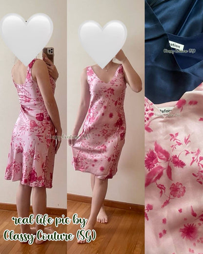 Ref Lila Silk Midi Dress