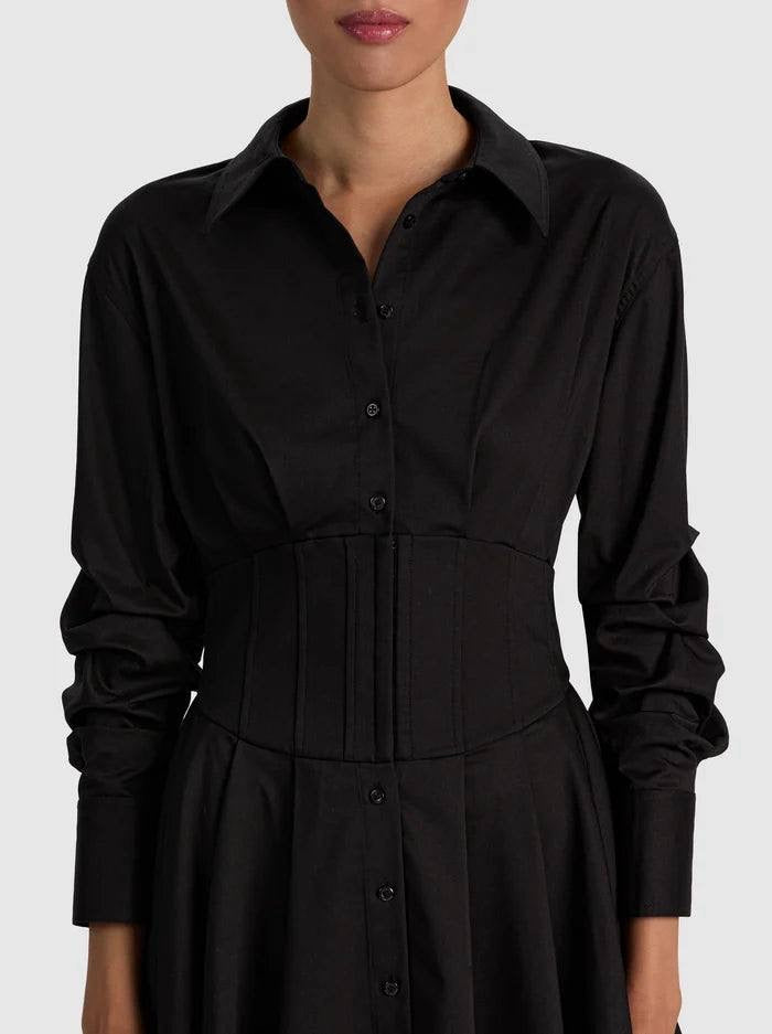 AO Edie Corset Viscose-blend Mini Dress