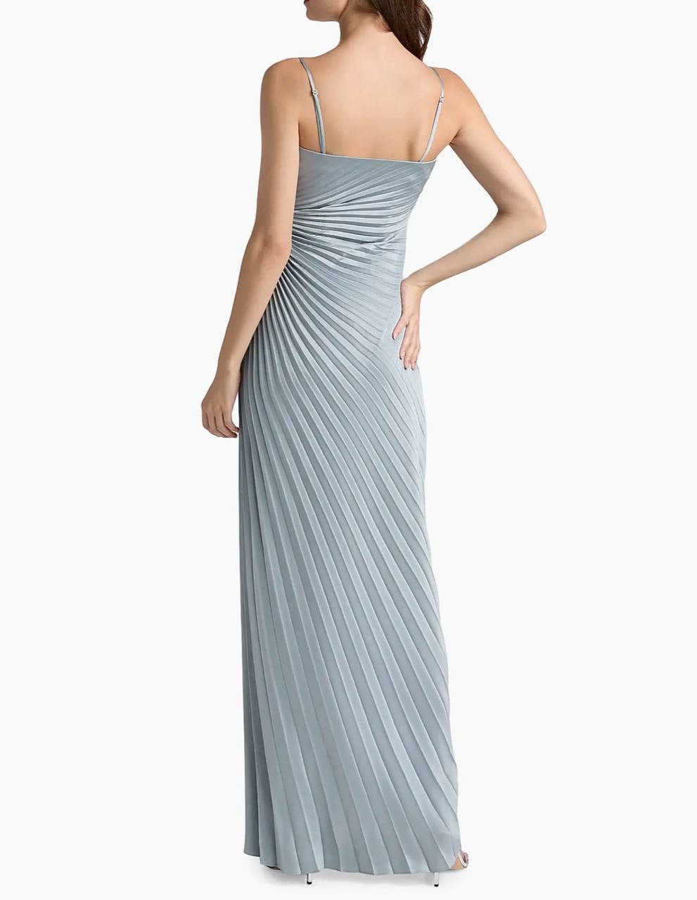 ALC Layla Strapless Pleated Gown