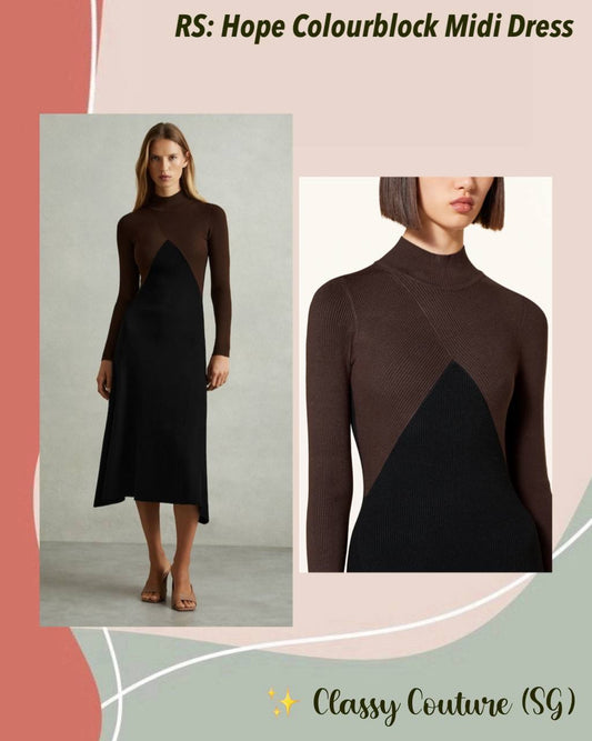 RS Hope Colorblock Midi Dress
