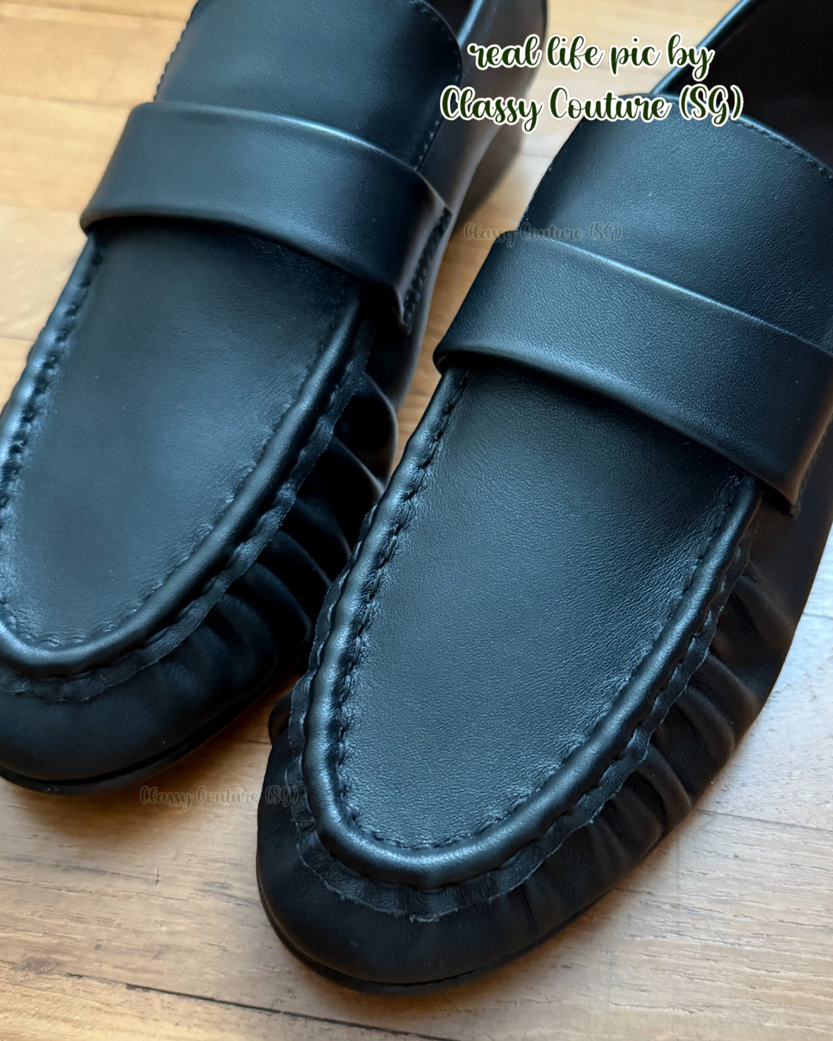 TR Soft Calfskin Leather Loafers