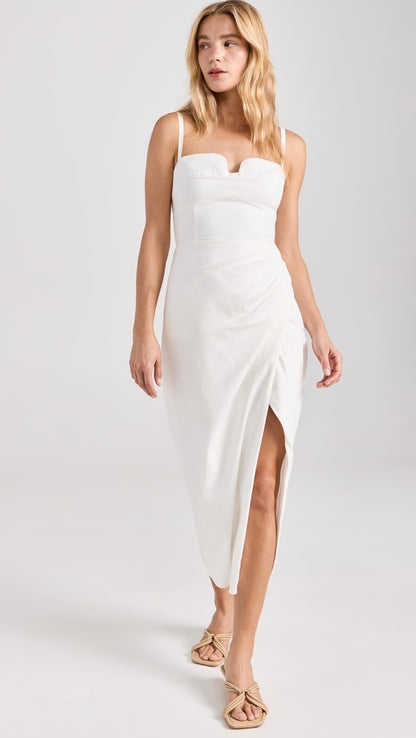 Alfred Stretch-Cotton Midi Dress