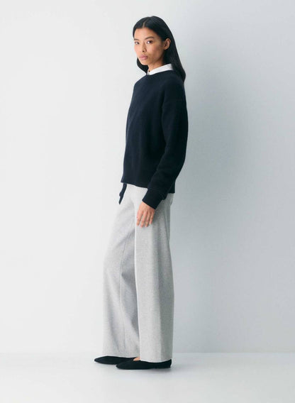 4 Colors! ARZ Soft Viscose-blend Knit Souvenir Pant