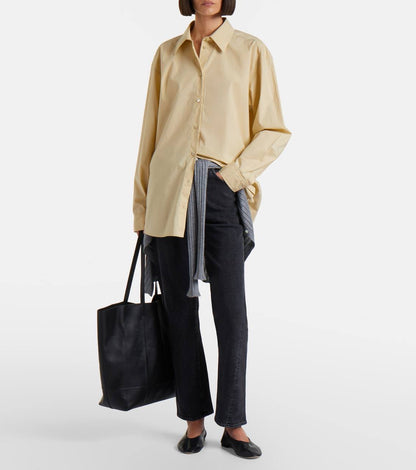 5 Colors! TOT Classic Tumbled Cotton Shirt