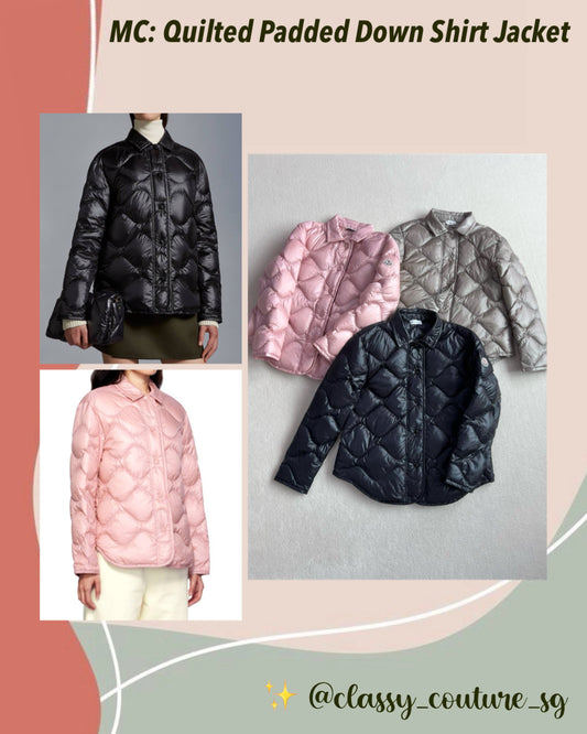 MC Quilted Padded Down Shirt Jacket