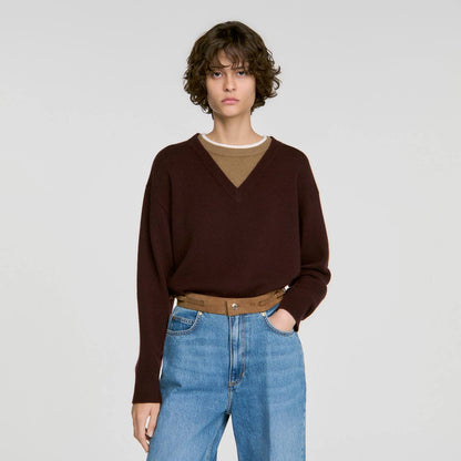 2-In-1 Wool And Cashmere Jumper
