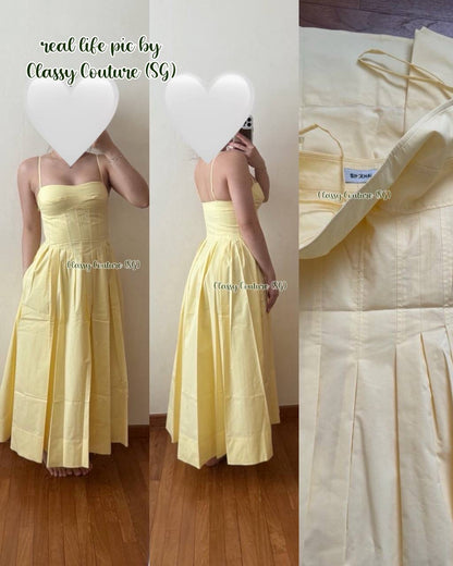 4 Colors! SK Kittiya Cotton Midi Dress