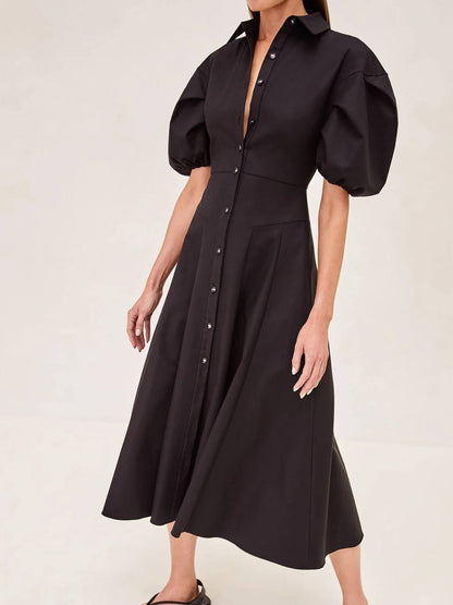 ALX Amilya Cotton Midi Dress