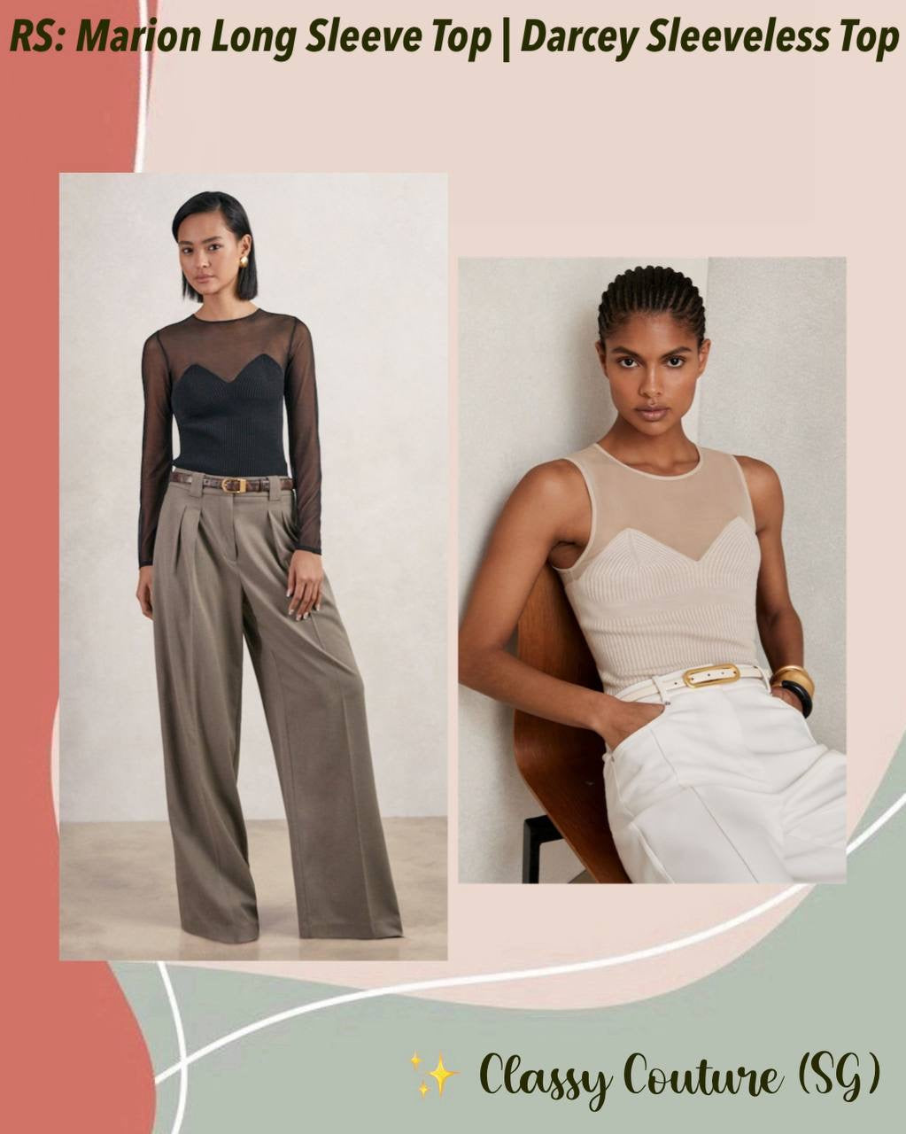 RS Marion Long Sleeve Top | Darcey Sleeveless Top