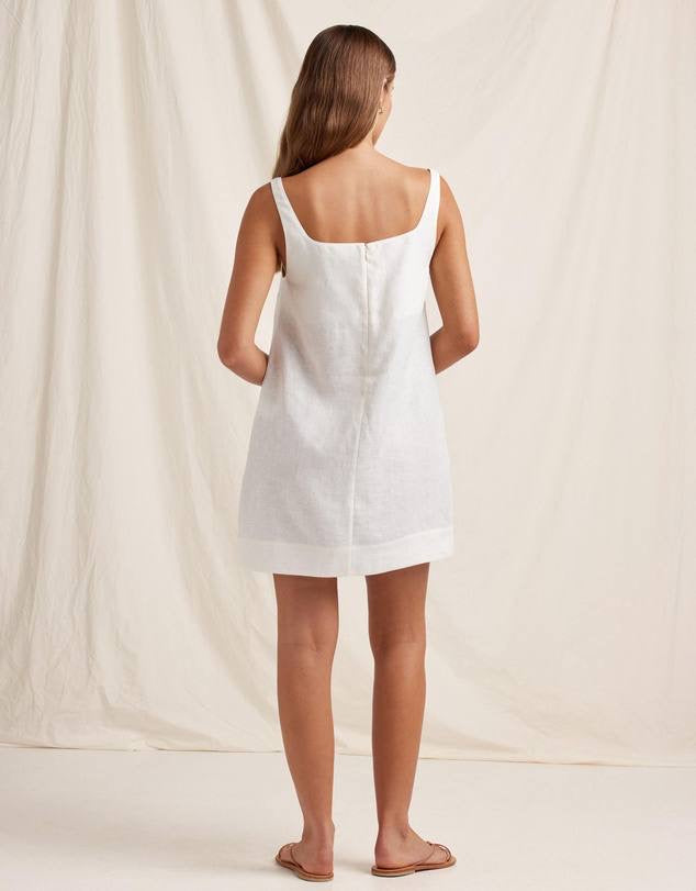PN Embroidered Shift Mini Dress