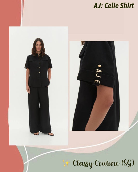 AJ Celie Linen-viscose Shirt