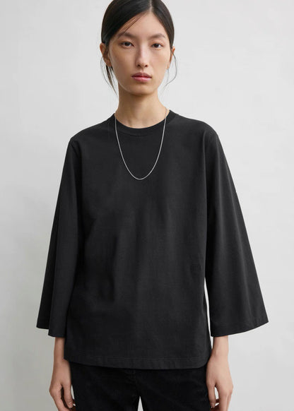 3 Colors! Tot Wide Sleeve Cotton T-shirt