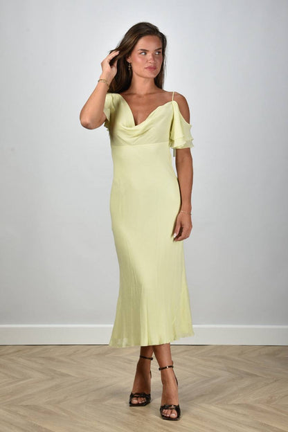 SP Georgette Frill Midi Dress