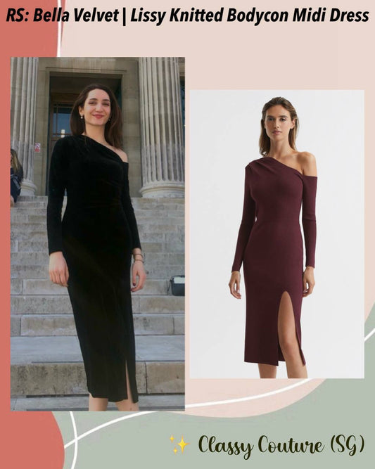 RS Bella Velvet | Lissy Knitted Bodycon Midi Dress