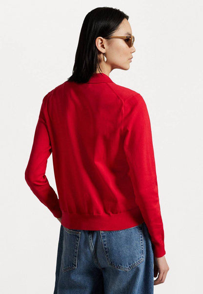 RL Polo-Collar Cotton-blend Buttoned Cardigan