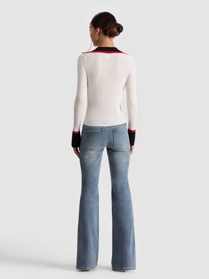 AO Nealie Colorblocked Cardigan