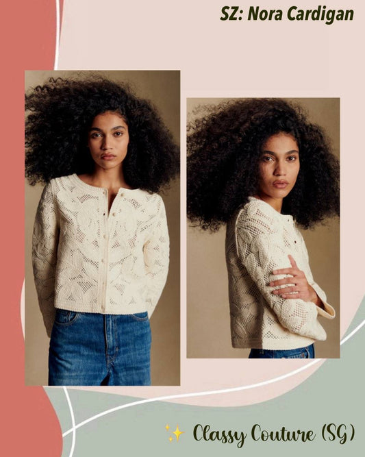 SZ Nora Cotton Lace Cardigan