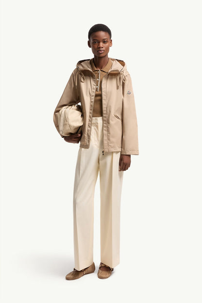 3 Colors! MC Cassiopea Hooded Micro Gabardine Jacket