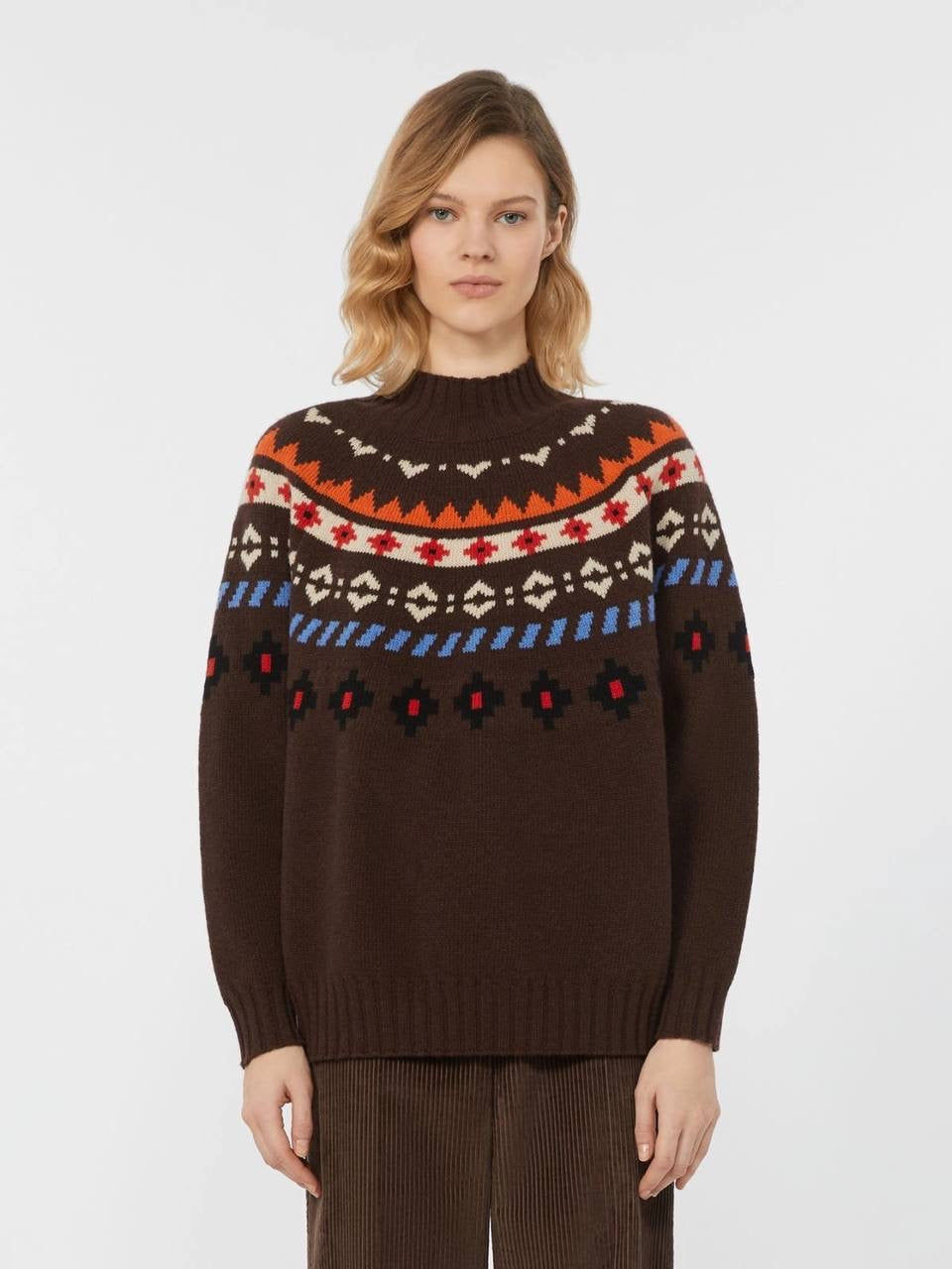 MM Hardy Wool Yoke-patterned Jumper
