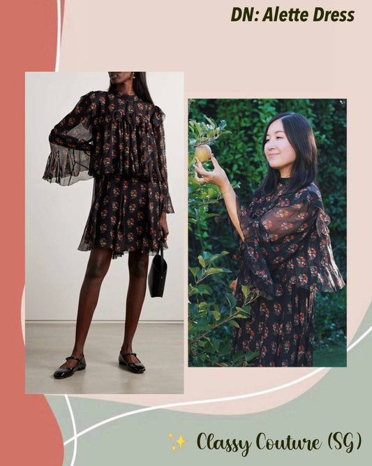 DN Alette Silk Georgette Mini Dress