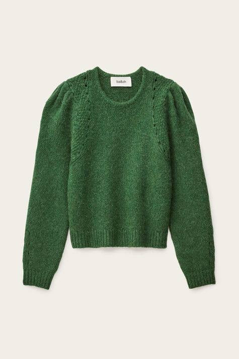 BA Belma Puff-Sleeved Wool-cotton-alpaca blend Jumper